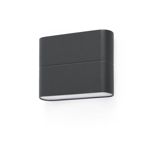 Faro Aday-1 - LED Outdoor Small Up Down Wandlamp Donkergrijs IP54