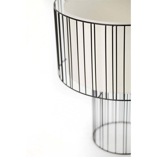 Faro Linda - 1 Light Tafellamp Wit, Zwart, E27