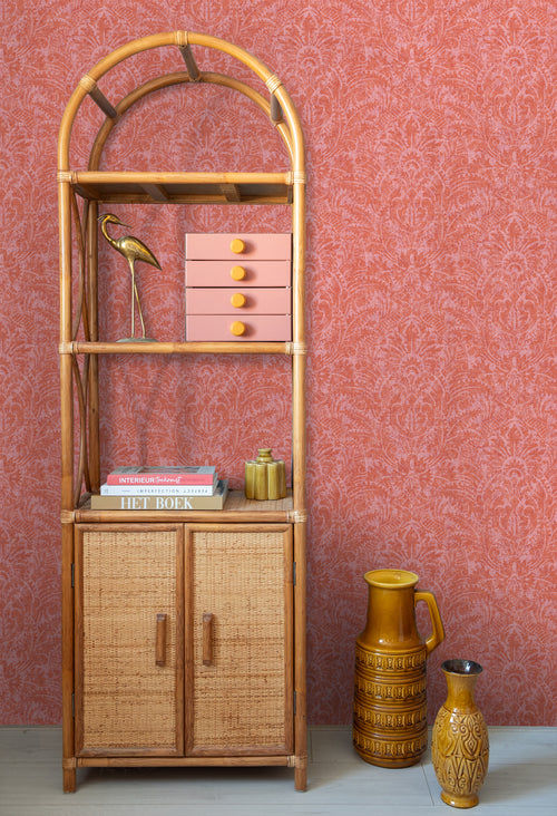 ESTAhome behang ornamenten koraal rood - 50 x 900 cm - 131618