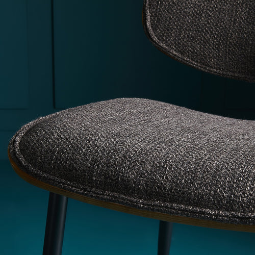 Signature - OLYMPIA Set van 2 stoelen - Grijs - 46x45x76,5 cm