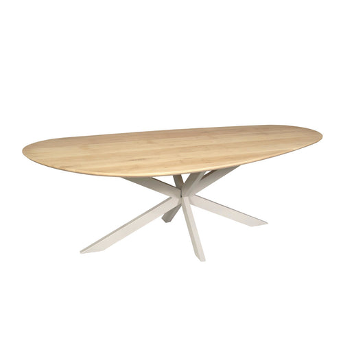 Starfurn Eettafel Cloud - Rechthoekig Zand/Eikenhout - 180x84x76cm