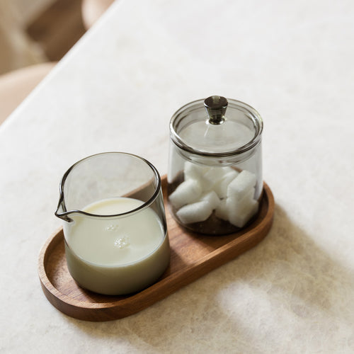 S|P Collection - Melkkan en suikerpot 22cl grijs Luma