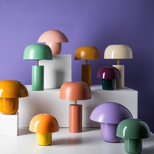 Kare Design Tafellamp Mushroom - 20cm - groen sage