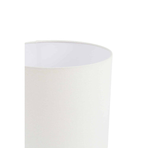 Light & Living lampenkap Linen - wit - Ø35cm
