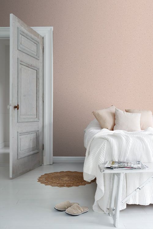 Borastapeter behang terrazzo terracotta roze - 53 cm x 10.05 m - 660050 - vtwonen shop