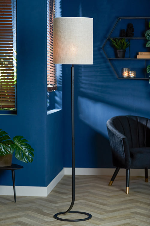 Light & Living vloerlamp MAVEY - Ø36x138cm - zwart - vtwonen shop