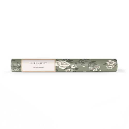 Laura Ashley Vliesbehang - Bradenbury Trail Antique Green
