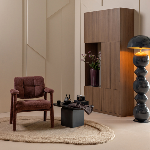 WOOOD wandkast combinatie 108 cm Build - Eiken Decor - Bruin - 215x108x41