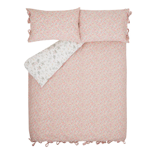 Laura Ashley Dekbedovertrek tweepersoons incl. 2 kussenslopen Loveston Coral Pink 200cm x 200cm - vtwonen shop