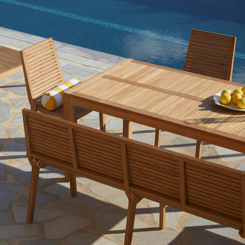 Tikamoon Loungeset in teakhout 120 Teo 6 personen - Naturel