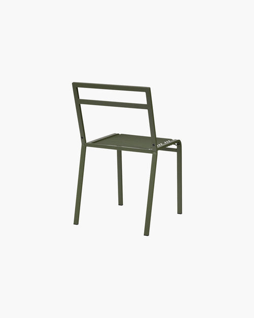 noo.ma Oto Chair - duurzame metalen buitenstoel, Forest Green