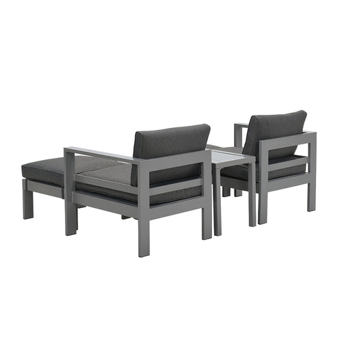 Bolsena balkonset - 5-delig - arctic grey - reflex black - vtwonen shop