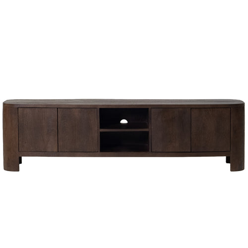 Giga Meubel Tv-Meubel Mitchel - Mangohout - Donkerbruin - 200cm