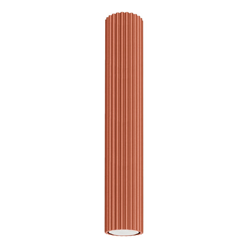 Sollux Lighting Plafondlamp KARBON 40 rood oker - 6,5x6,5x40cm