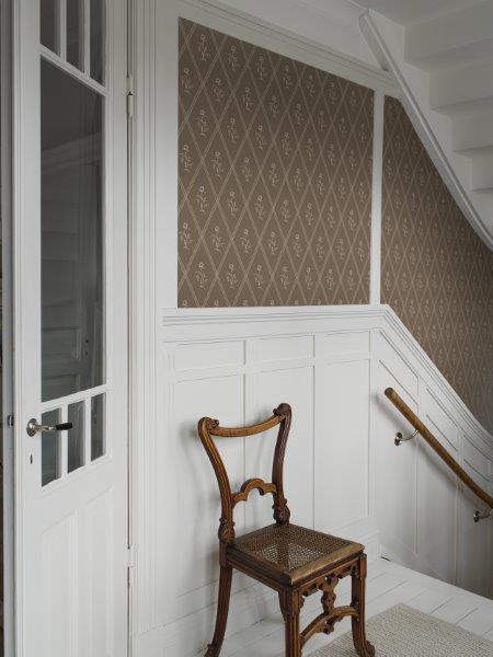 Borastapeter behang bloemen bruin - 53 cm x 10.05 m - 660840 - vtwonen shop