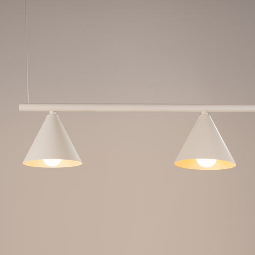 Sollux Lighting Kroonluchter NOX 4L beige - 122x14x215cm