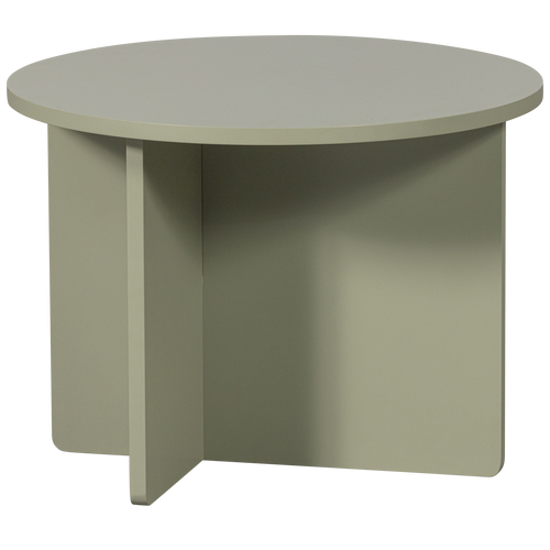 WOOOD bijzettafel Ronny - MDF - Groen/Grijs - 35x48x48 - Set van 2 - vtwonen shop