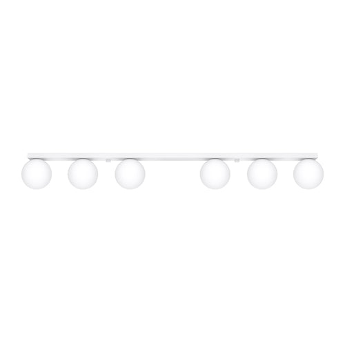 Sollux Lighting Plafondlamp YOLI 6 wit - 120x12x14,5cm