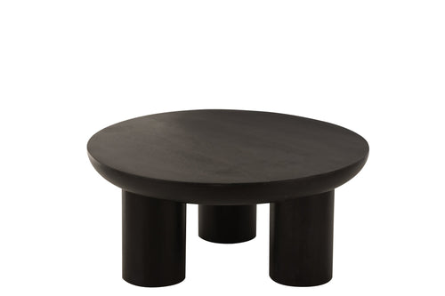 J-Line salontafel Trio - hout - zwart