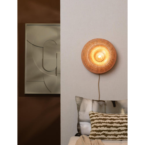 GOOD&MOJO wandlamp BARBADOS - bruin - Ø35cm