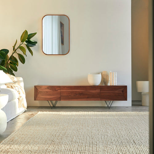 Tikamoon Massief palissander tv-meubel 175 cm - Bruin - vtwonen shop