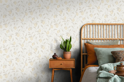 Sanders & Sanders behang fruit beige - 53 cm x 10 m - 641015