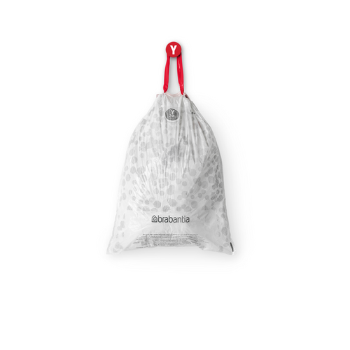 Brabantia PerfectFit Afvalzak, code Y, 20 liter, 120 stuks, set van 6 rollen - White
