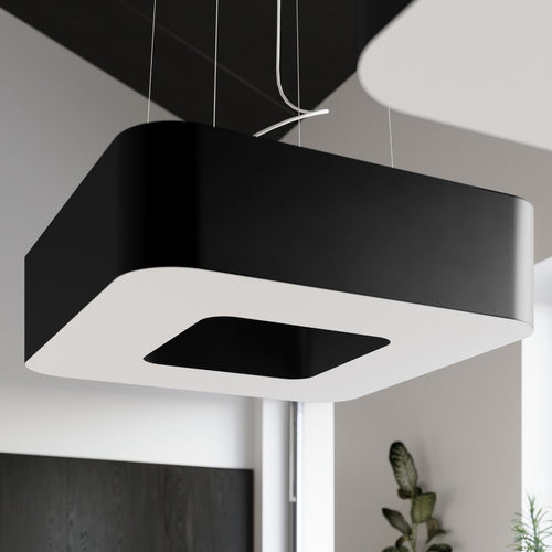 Sollux Lighting Kroonluchter URANO 60 zwart - 60x60x112cm