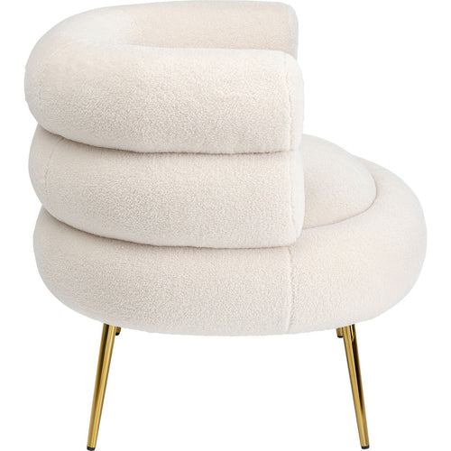 Kare Design Fauteuil Livelli creme - vtwonen shop