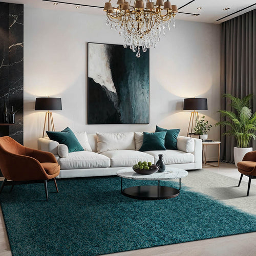 Lola&Moi vloerkleed Deep Water - blauw -200x280cm - vtwonen shop