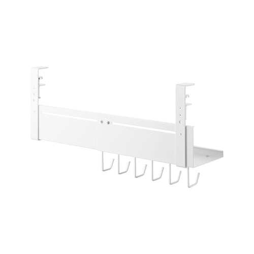 Yamazaki Smart Kabel- en routerorganizer voor onder bureau uitschuifbaar - Wit