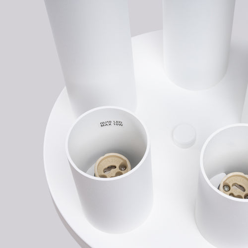 Sollux Lighting Plafondlamp LAGOS 5P wit - 25x25x33cm