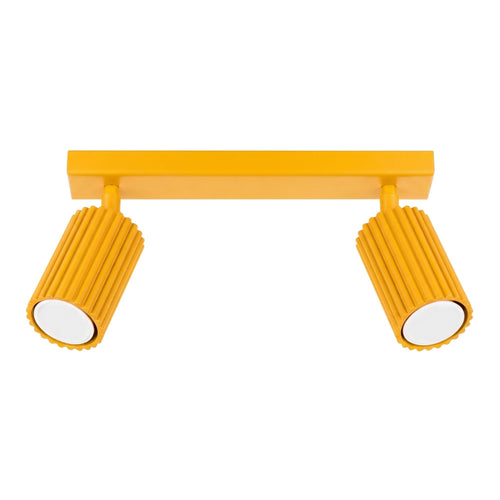 Sollux Lighting Plafondlamp KARBON 2 geel - 30x6,5x16,5cm