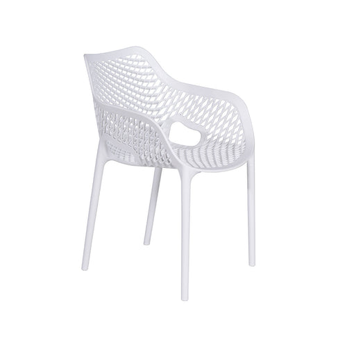 Garden Impressions tuinstoel Air XL kunststof wit - 2 stuks - vtwonen shop