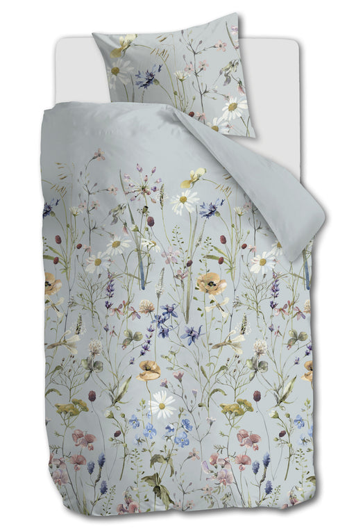Ariadne at Home Dekbedovertrek Bloom - 140 x 200/220 cm - Blauw