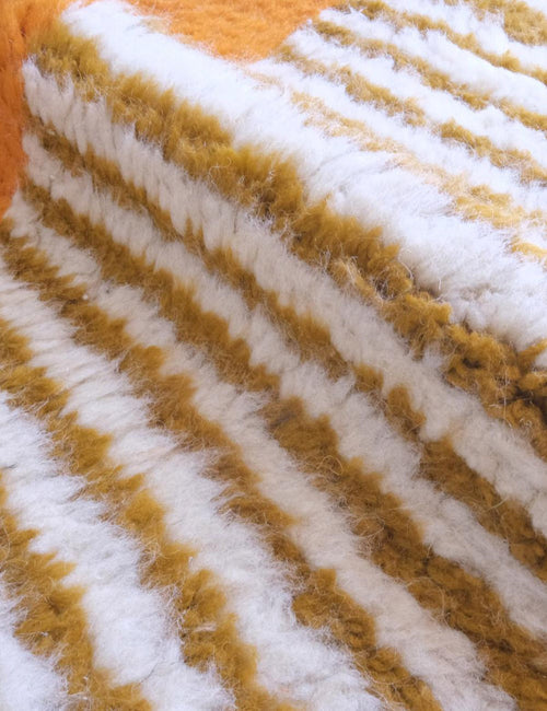 AFK Living vloerkleed Berber - handgemaakt - Wol - 97 x 351 cm - vtwonen shop