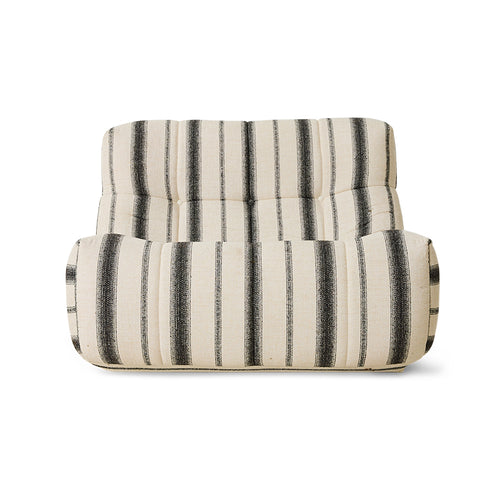 HKLIVING Outdoor stoel Lazy lounge – chalkstripe - vtwonen shop
