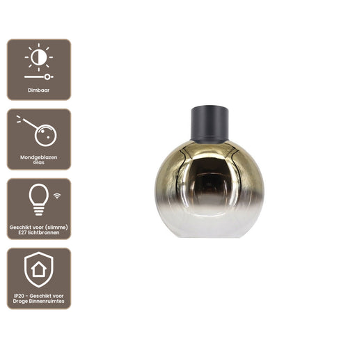 Artdelight Plafondlamp Rosario 20 - Goud