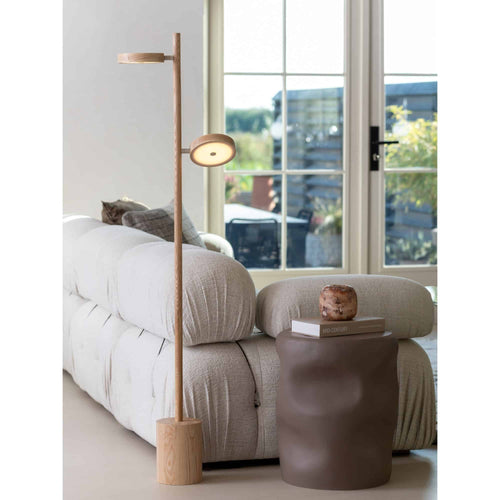 GOOD&MOJO vloerlamp Okinawa - naturel - Ø40cm