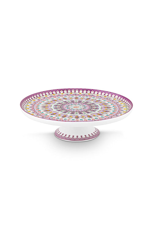 Pip Studio - Mini Taartplateau Lily & Lotus Moon Delight - Multicolor - 21 cm