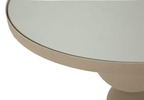 Mauro Ferretti bijzettafel - Ø 40,5x42 cm - crème