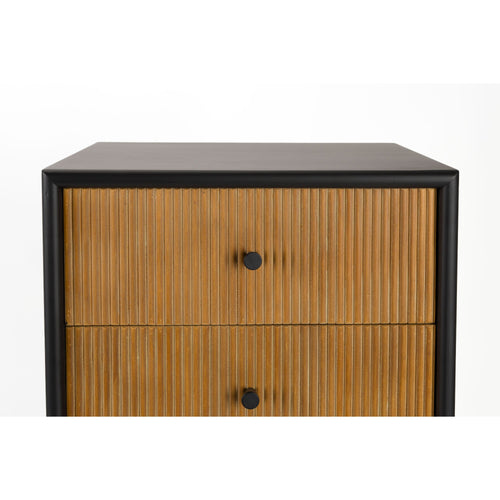 Housecraft Living Coztilla Kast/ Opbergkast Hoog Zwart/ Bruin - vtwonen shop