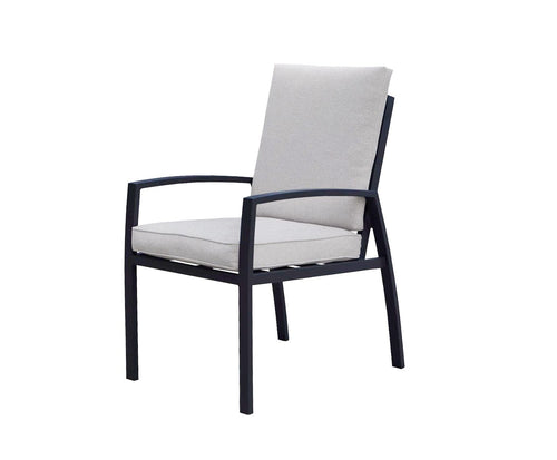 Garden Impressions Vasano dining fauteuil - carbon black - desert sand - vtwonen shop