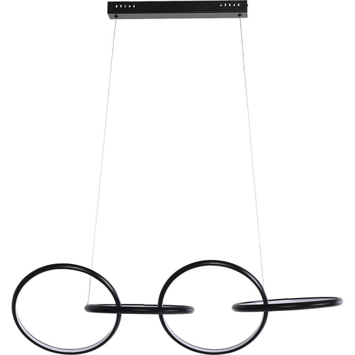 Kare Design Hanglamp Galaxy LED 155cm zwart - vtwonen shop