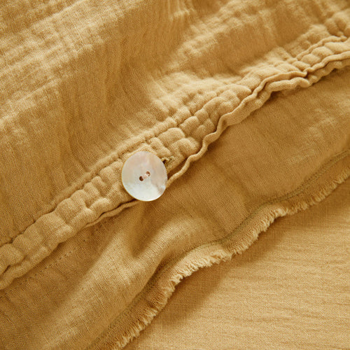 Madura Dekbedovertrek Lou strogeel 140x200 cm