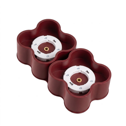 Sollux Lighting Plafondlamp OVIO 2 bordeaux Gx53 - 24,5x12x8cm