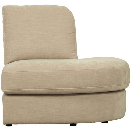 vtwonen 1-zits bank element ronde hoek rechts Family - Polyester - Zand - 85x93x98 - vtwonen shop