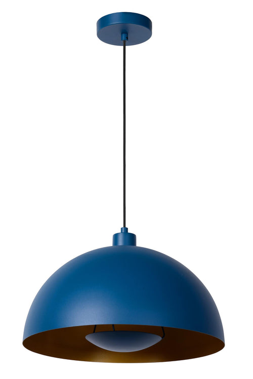 Lucide hanglamp SIEMON - 1xE27 - Blauw - vtwonen shop