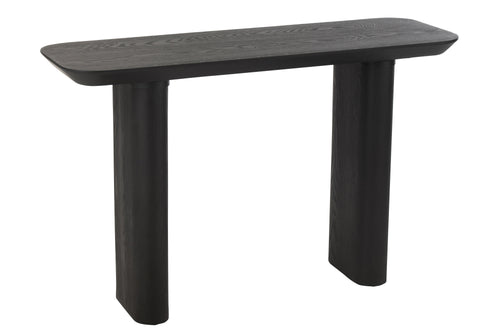 J-Line console Large Fineer - hout - zwart - vtwonen shop