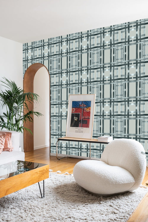 Behang Mondriaan Stripes beige - vtwonen shop